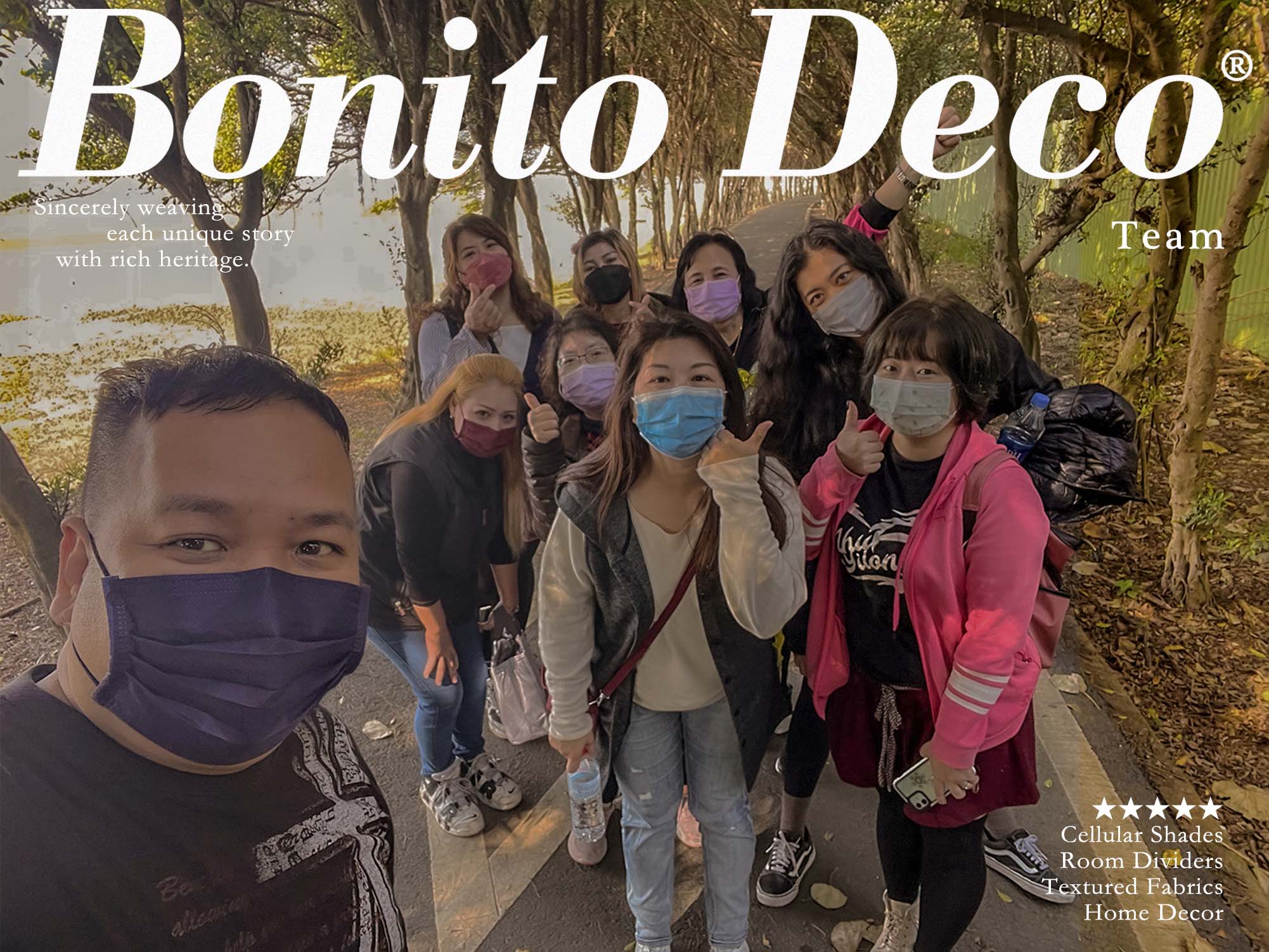 Bonito Deco團隊介紹 – 質感面料專家 風琴簾 生活 溫度